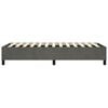 vidaXL Box Spring Bed Frame Dark Grey Twin Velvet (US Only)