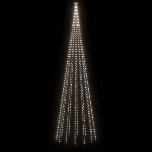 vidaXL Christmas Cone Tree Cold White 1134 LEDs 230x800 cm