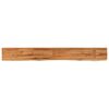 vidaXL Wall Shelf 160x20x3.8 cm Rectangular Solid Wood Acacia Live Edge