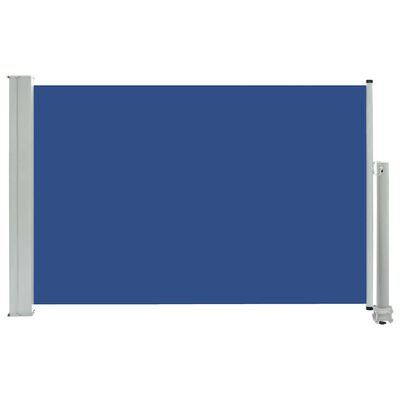 vidaXL Patio Retractable Side Awning 60x300 cm Blue