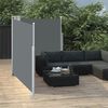 vidaXL Patio Retractable Double Side Awning 170x600 cm Anthracite