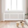 vidaXL MDF Radiator Cover White 205 cm