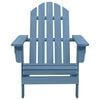 vidaXL Garden Adirondack Chair Solid Fir Wood Blue