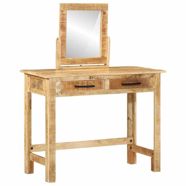 vidaXL Dressing Table Brown 100 x 40 x 120 cm Solid Mango Wood