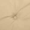 vidaXL Lowback Chair Cushions 2 pcs Melange Beige 100x50x4 cm Fabric
