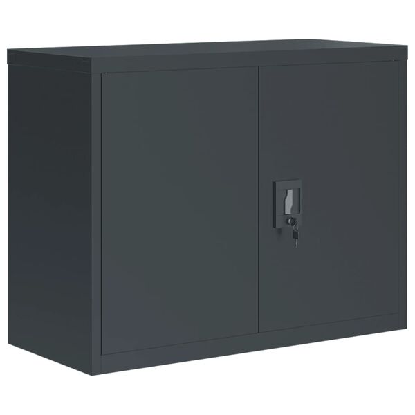 vidaXL File Cabinet Anthracite 90x40x70 cm Steel