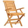 vidaXL 5 Piece Garden Dining Set Solid Wood Teak