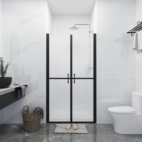 vidaXL Shower Door Frosted ESG (88-91)x190 cm
