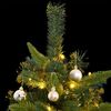 vidaXL Artificial Hinged Christmas Tree 300 LEDs & Ball Set 240 cm