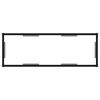 vidaXL Console Table Transparent 100x35x75 cm Tempered Glass