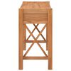 vidaXL Desk with 2 Drawers 100x40x75 cm Teak Wood
