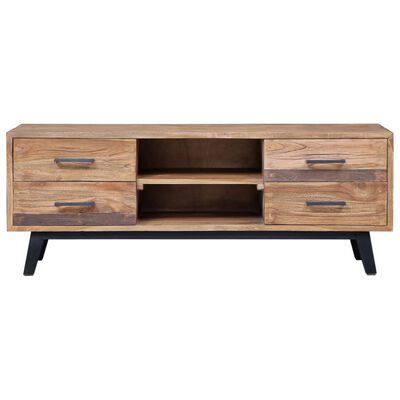 vidaXL TV Cabinet 120x30x45 cm Solid Teak