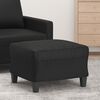 vidaXL Footstool Black 60x50x41 cm Faux Leather