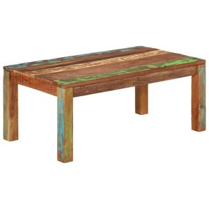 vidaXL Coffee Table 110x55x40 cm Solid Reclaimed Wood