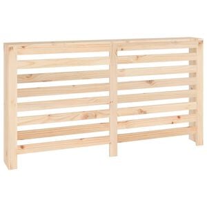 vidaXL Radiator Cover 153x19x84 cm Solid Wood Pine