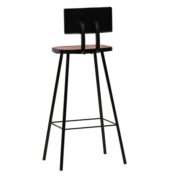 vidaXL Bar Set 7 Piece Solid Reclaimed Wood Multicolour
