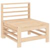 vidaXL Garden Middle Sofa Solid Wood Pine
