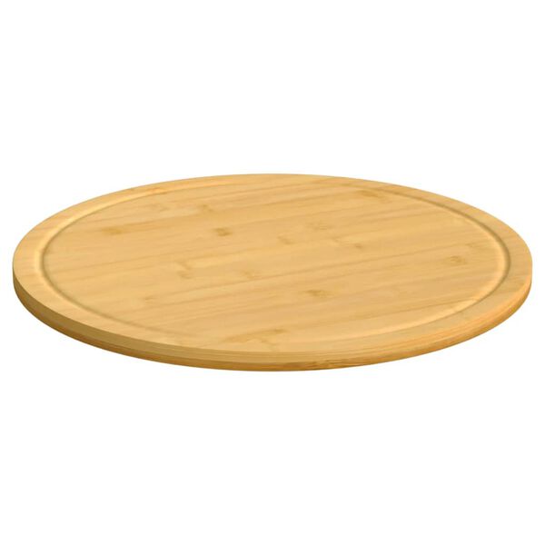 vidaXL Chopping Boards 6 pcs &Oslash;30x1.5 cm Bamboo