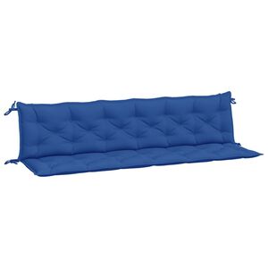 vidaXL Garden Bench Cushions 2pcs Blue 200x50x7cm Oxford Fabric