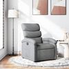 vidaXL Recliner Chair Light Grey Fabric