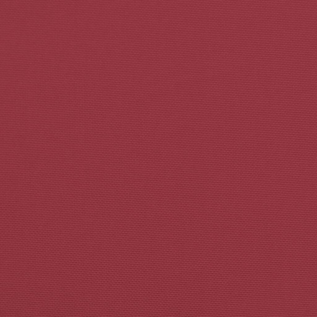 vidaXL Deck Chair Cushion Wine Red (75+105)x50x4 cm
