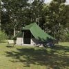 vidaXL Family Tipi Tent Folding with Roof Green 364 x 281 x 257 cm