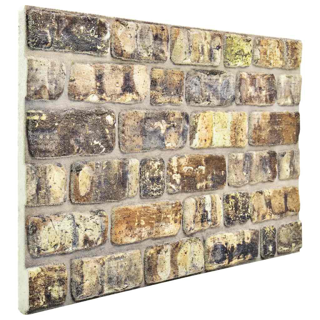 vidaXL 3D Wall Panels with Multicolour Brick Design 10 pcs EPS