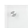 vidaXL Kitchen Backsplash Transparent 80 x 40 cm Tempered Glass