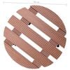 vidaXL Plant Trolleys 2 pcs Brown Ø30x7.5 cm WPC