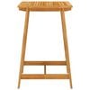 vidaXL 3 Piece Garden Bar Set with Cushions Brown