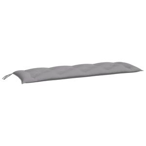 vidaXL Garden Bench Cushion Grey 150x50x7 cm Oxford Fabric