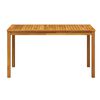 vidaXL Garden Table 140x80x74 cm Solid Acacia Wood