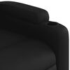 vidaXL Stand up Massage Recliner Chair Black Faux Leather