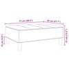 vidaXL Footstool Dark Grey 77x55x31 cm Velvet