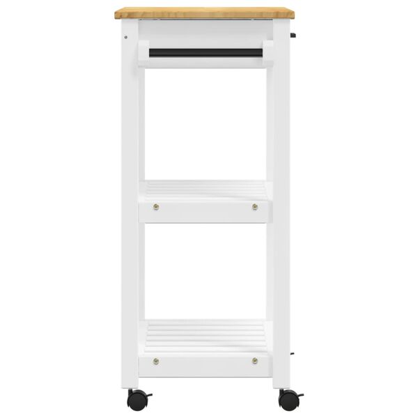 vidaXL Kitchen Trolley MONZA 60x40x90 cm Solid Wood Pine