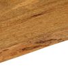 vidaXL Table Top 110x40x3.8 cm Live Edge Solid Wood Mango