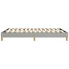 vidaXL Bed Frame without Mattress Light Grey Full Fabric (US Only)