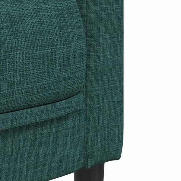 vidaXL Sofa Chair Dark Green Fabric