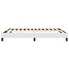 vidaXL Box Spring Bed Frame White California King Faux Leather (US Only)