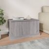 vidaXL Storage Box Grey Sonoma 70x40x38 cm Engineered Wood