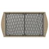 vidaXL 4 Piece Garden Sofa Set with Cushions Beige Poly Rattan