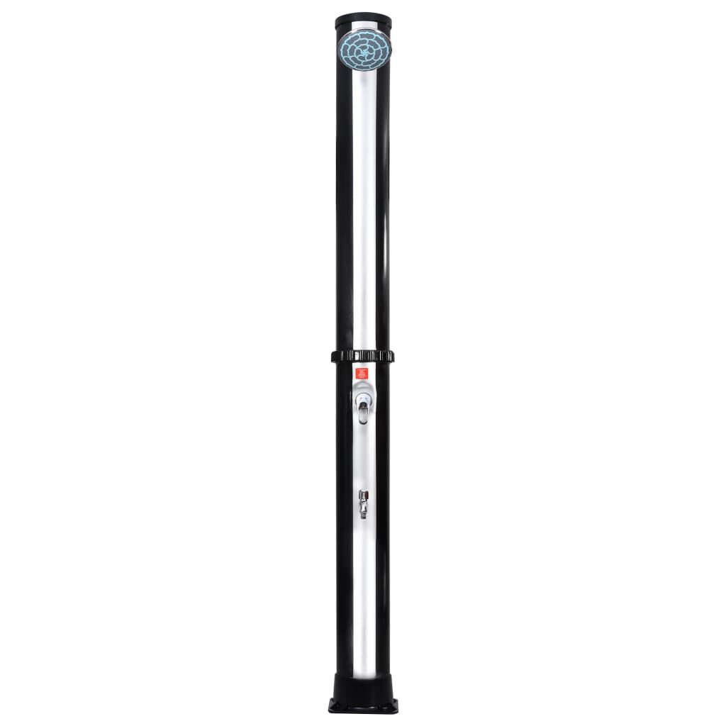 vidaXL Outdoor Solar Shower with Shower Head and Faucet 40 L
