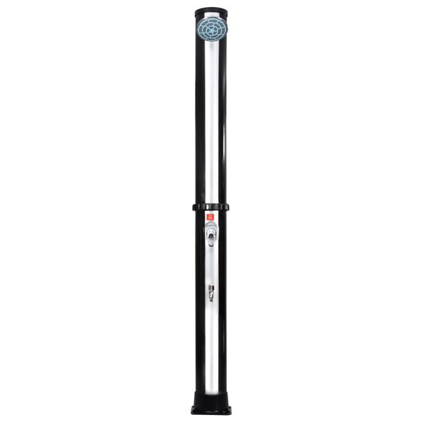 vidaXL Outdoor Solar Shower with Shower Head and Faucet 40 L