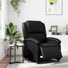 vidaXL Electric Recliner Chair Black Faux Leather