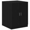 vidaXL Washing Machine Cabinet Black Oak 70.5 x 71.5 x 91.5 cm