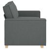 vidaXL 2-Seater Sofa Dark Grey 180x78x84 cm Fabric