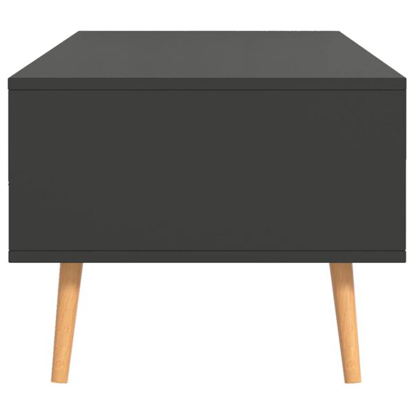vidaXL Coffee Table Grey 100x49.5x43 cm Engineered Wood