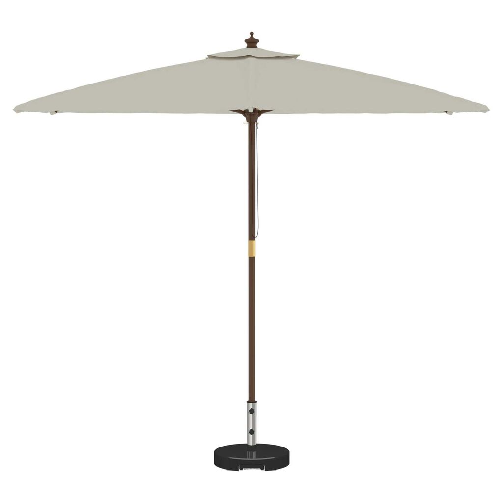 vidaXL Parasol Base Black 45 x 45 x 37.5 cm Granite
