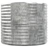 vidaXL Garden Raised Bed Galvanised Steel 152x80x68 cm Silver