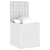 vidaXL Garden Storage Box White 55 x 53 x 57 cm Polypropylene